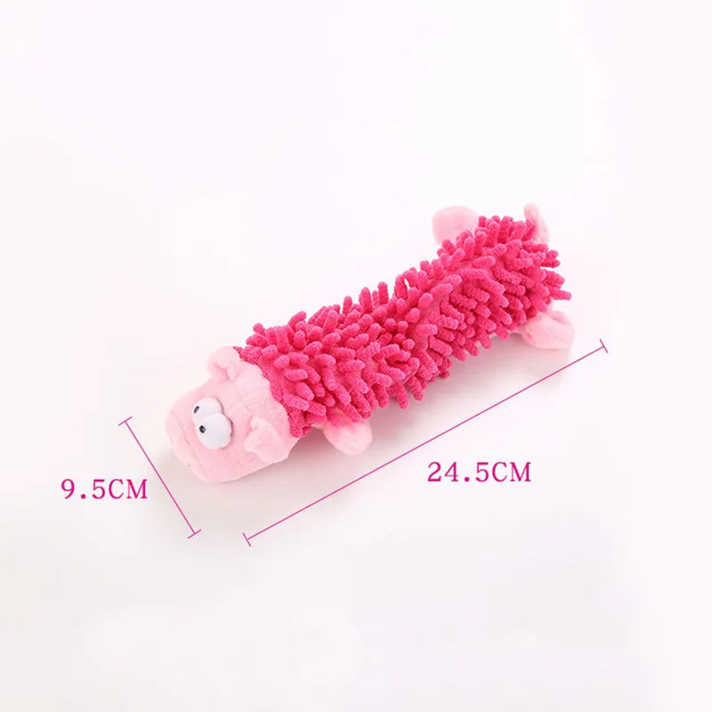 Jouet Grinçant en Polaire Douce pour Petit Chien | Peluche Durable Anti-Ennui (Chihuahua, Bichon) et Mâcher pour Nettoyage des Dents