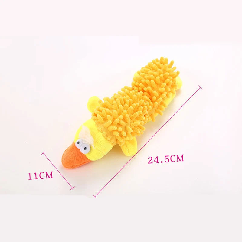 Jouet Grinçant en Polaire Douce pour Petit Chien | Peluche Durable Anti-Ennui (Chihuahua, Bichon) et Mâcher pour Nettoyage des Dents