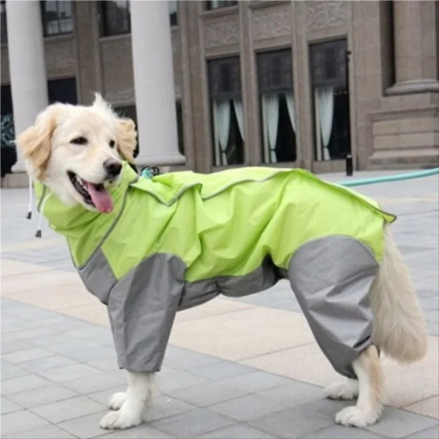 Manteau de Pluie Imperméable pour Chiens – Léger, Résistant & À Capuche (Moyens et Grands Chiens)