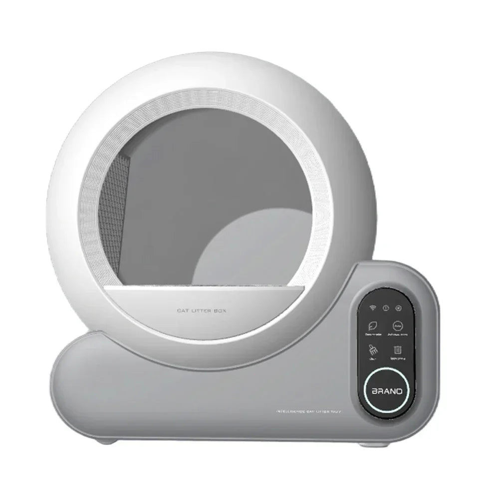 Bac à Litière Autonettoyant LUXE (66L) | Contrôle Wi-Fi/App, Système Anti-Odeur & Sécurité 100% Brevetée | Pour Chats 1.5-10KG