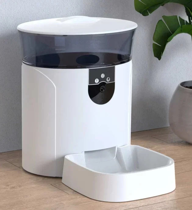 Mangeoire automatique intelligente pour animaux de compagnie, contrôle de caméra à distance WiFi, micropuce, nourriture pour chien 7L, usine