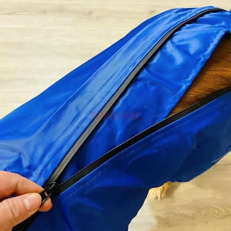 Imperméable Tout-en-Un pour Grands Chiens – Capuche, Protection Intégrale & Tissu Oxford Imperméable | Golden Retriever, Husky, Samoyède, etc.