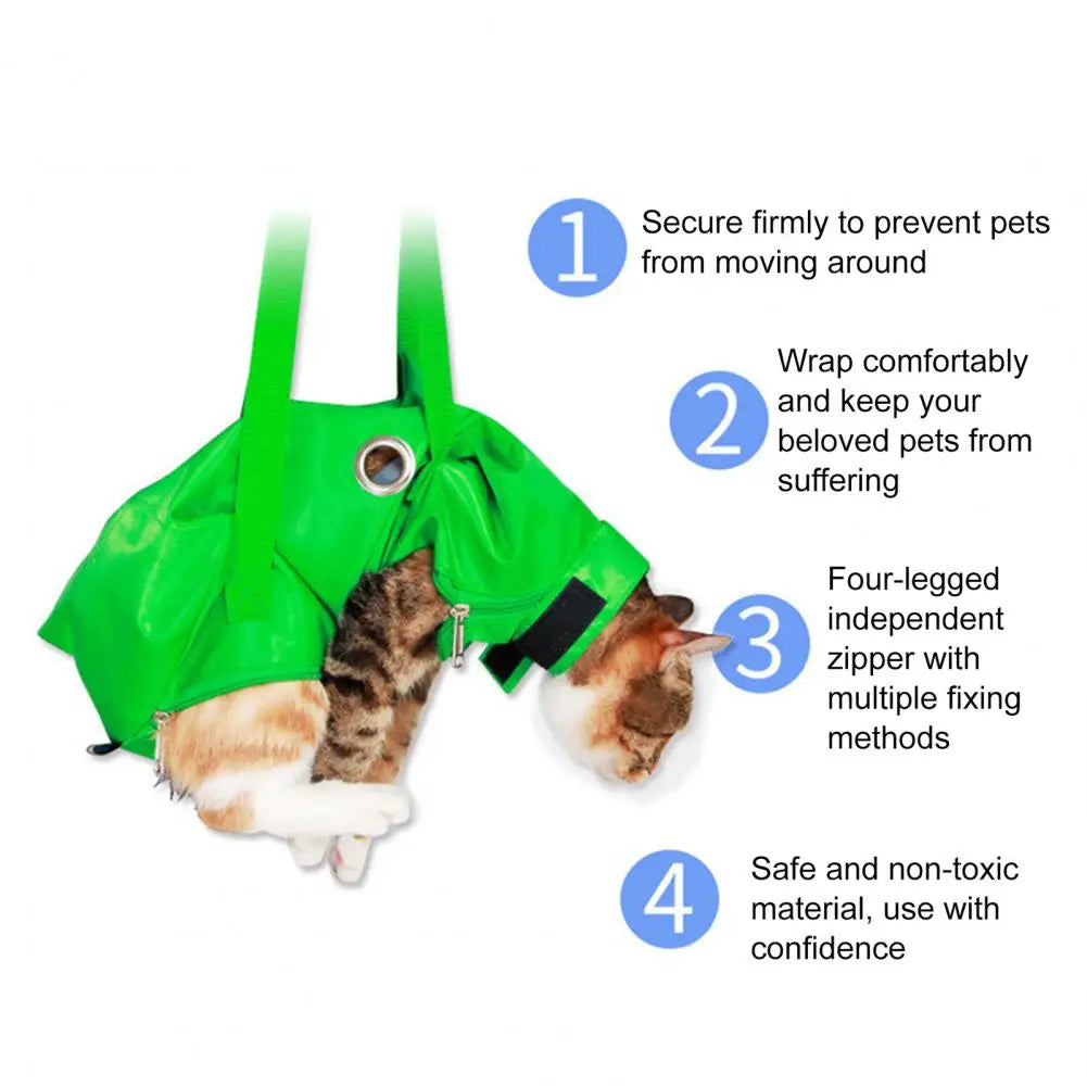Sac de transport pour animaux de compagnie pour chats, sac de transport léger pour chat, pochette réglable pour chat, sac à dos de transport pour animaux de compagnie, voyage avec rangement pour ongles