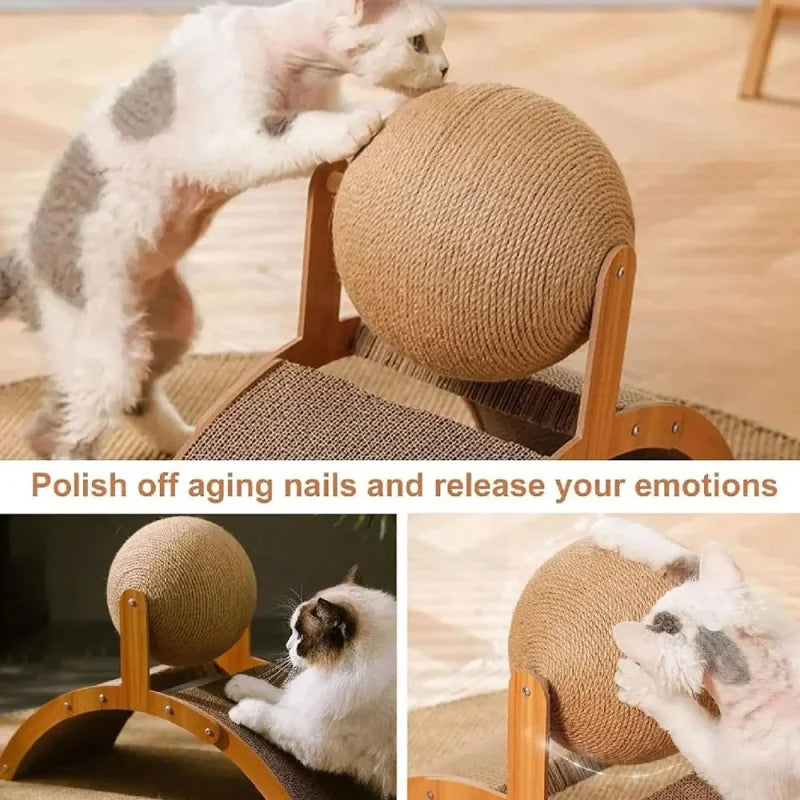 Jouet à gratter lapin pour chats, chatons, jeu d'intérieur, meubles de protection, grattoir en Sisal naturel, accessoire d'entraînement pour animaux de compagnie