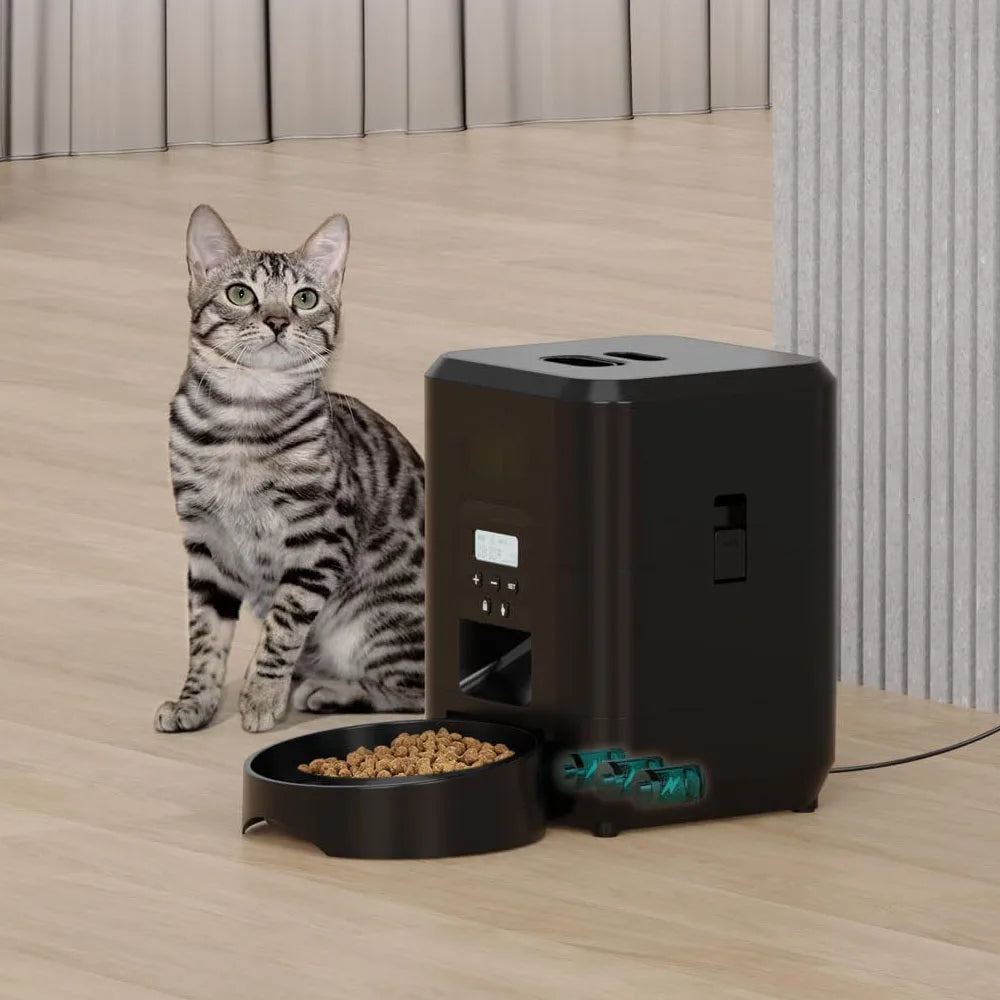 Distributeur automatique de croquettes – Programmable | 2–4 L | Chats & Chiens