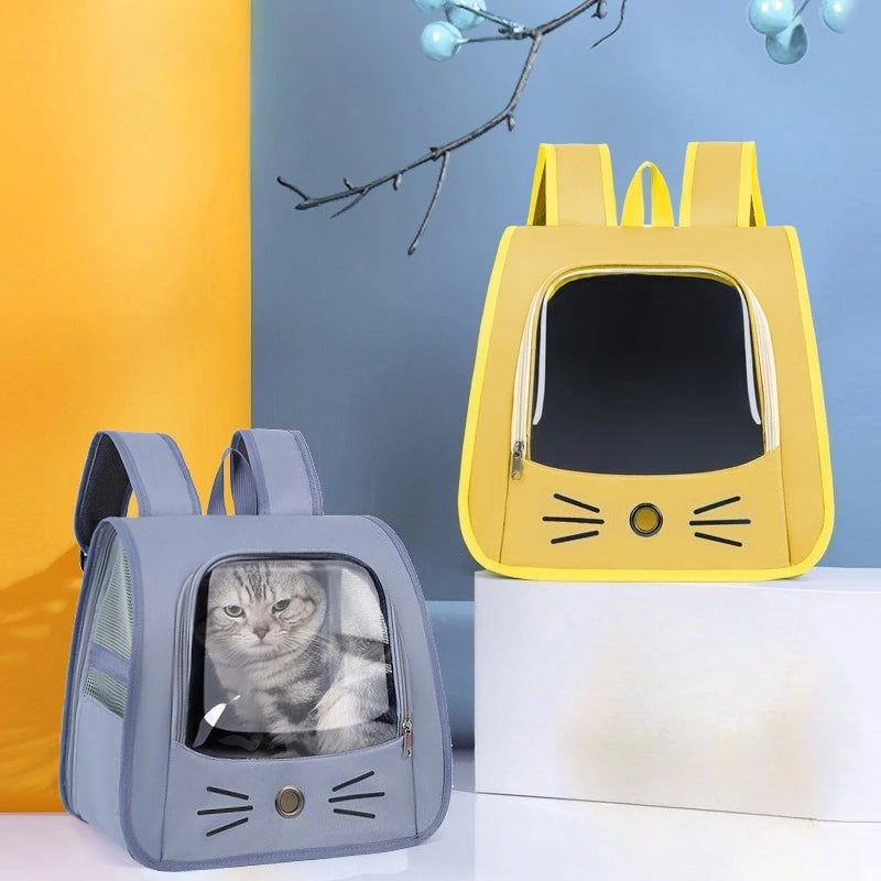 Sac de Transport pour animaux de compagnie, sac à dos pour chat, sac à bandoulière Portable respirant pour l'extérieur, pour chats, petits chiens, fournitures de Transport pour animaux de compagnie