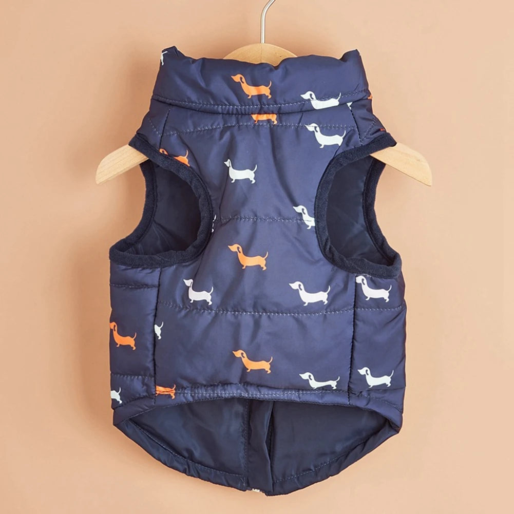 Veste Imperméable Hiver pour Petit Chien | Manteau Chaud (Coupe-Vent) avec Anneau de Traction Intégré (Yorkie, Caniche, Chihuahua)