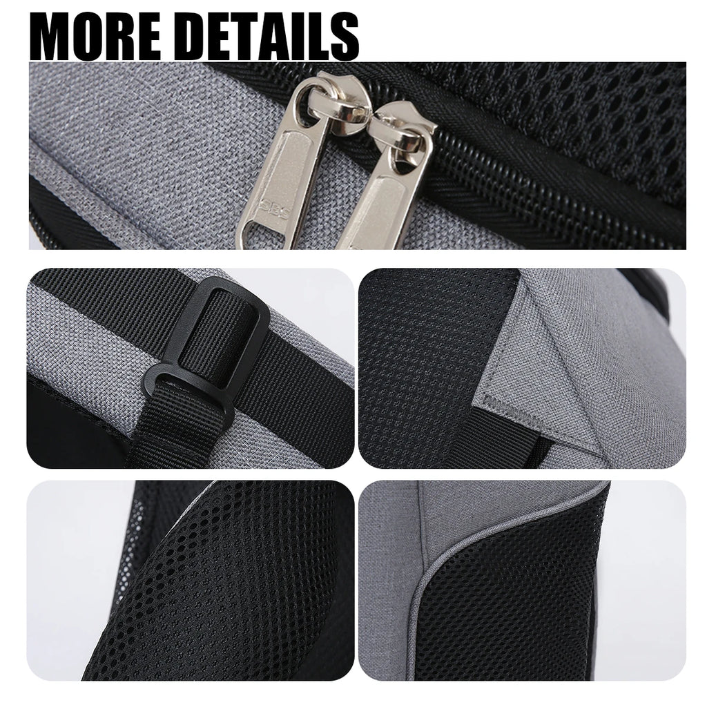 Porte-animaux pour chats, sac à dos en toile de grande capacité pour chiens, sac à bandoulière portable pour chat, sac à dos pour chat, porte-animaux pour voyager et voyages en plein air