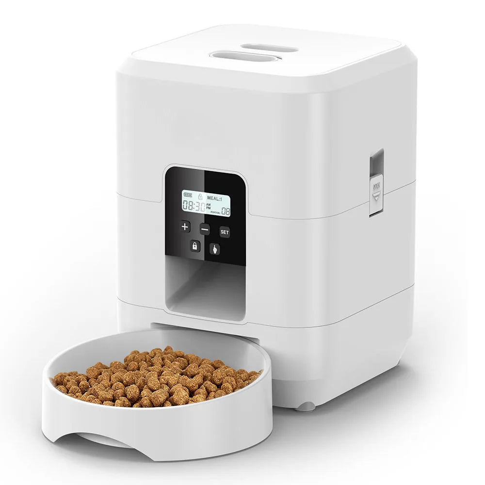 Distributeur automatique de croquettes – Programmable | 2–4 L | Chats & Chiens