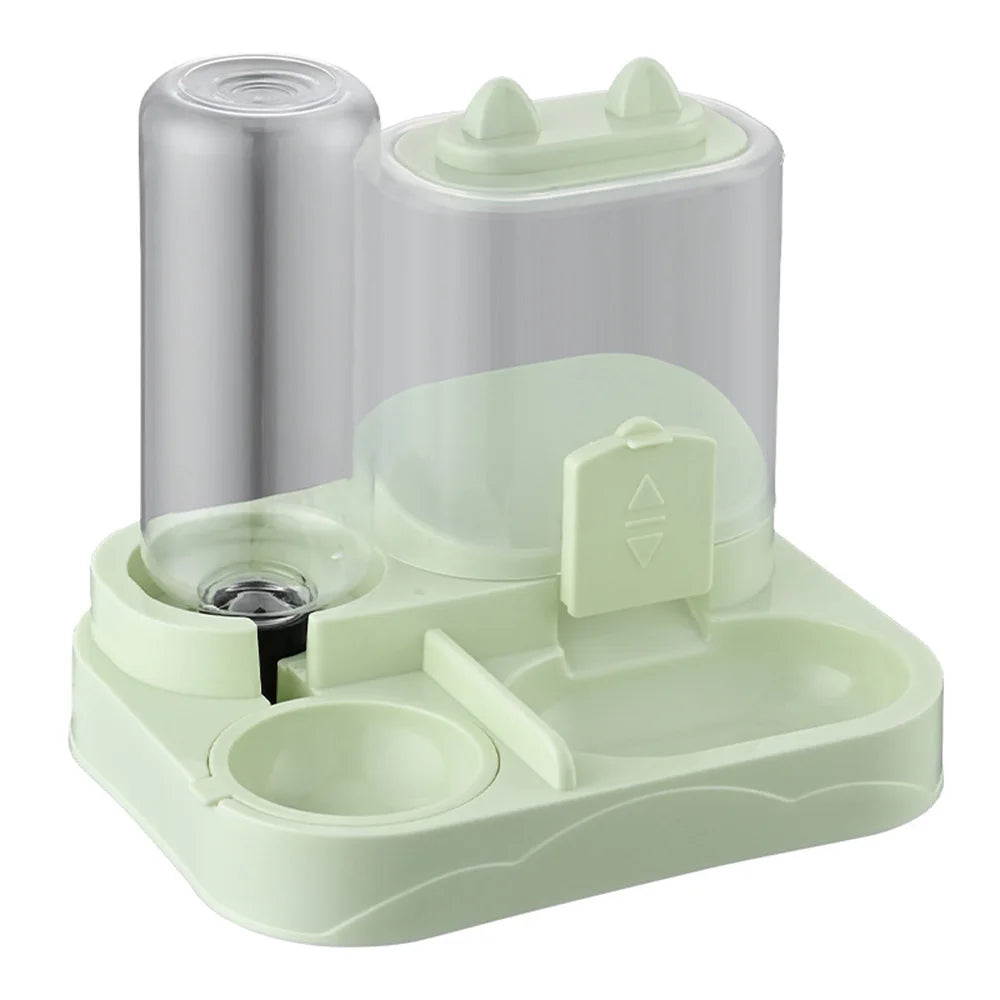 Bol automatique pour animaux de compagnie pour chats-alimentation et distributeur d'eau 2 en 1, bol antidérapant pour chat, adapté aux chats et aux petits chiens,