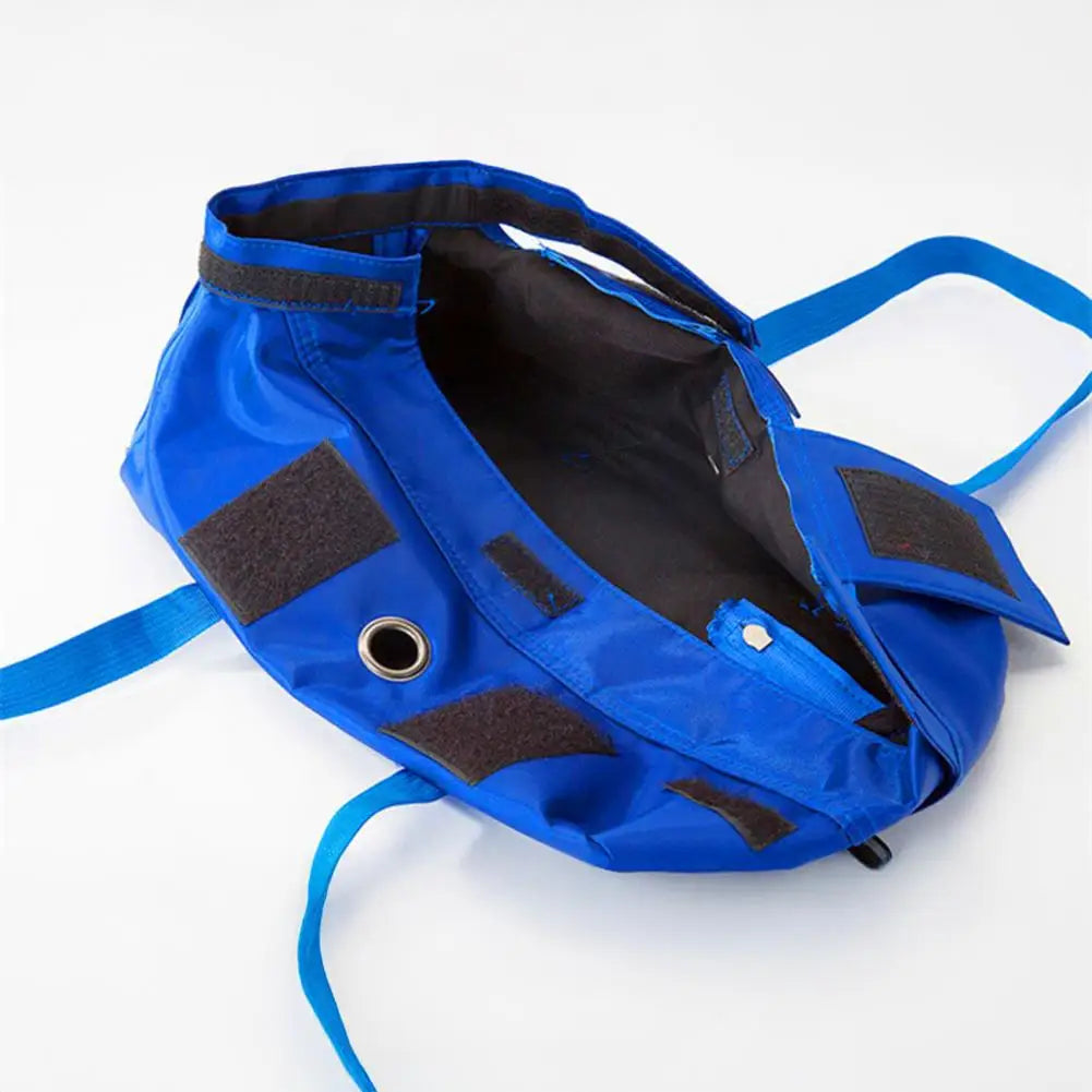 Sac de Transport INNOVANT (Coupe-Ongles Intégré) | Pochette Ajustable, Fixation Ceinture de Sécurité, Nylon Léger pour Voyage (Chats Adultes 6 kg Max.)