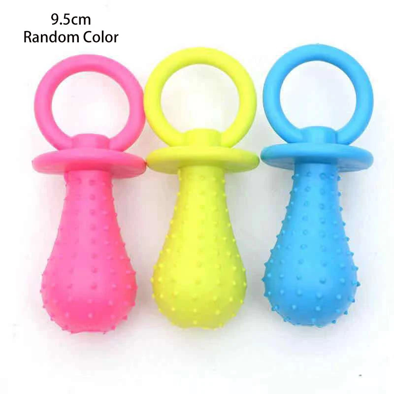 Jouet à Mâcher Indestructible en Caoutchouc Non Toxique | Entraînement et Nettoyage des Dents (Anti-Ennui) pour Petits Chiens et Chiots