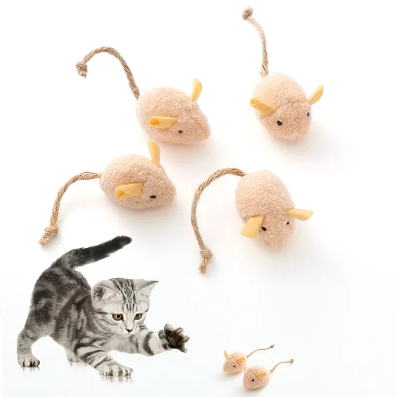 TJavier-Souris en peluche pour chats, jouet coule et apaisant pour animaux de compagnie