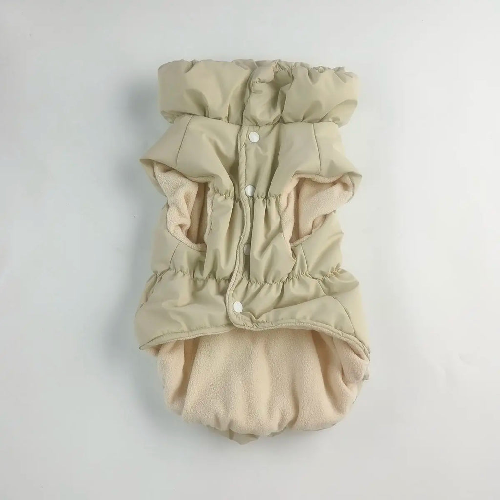 Veste Hiver Rembourrée en Coton Boutonnée | Manteau Épais et Chaud (Nouveau Style) pour Petit Chien, Chiots et Chatons  2. Description Produite Optimisée