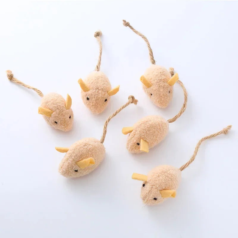TJavier-Souris en peluche pour chats, jouet coule et apaisant pour animaux de compagnie