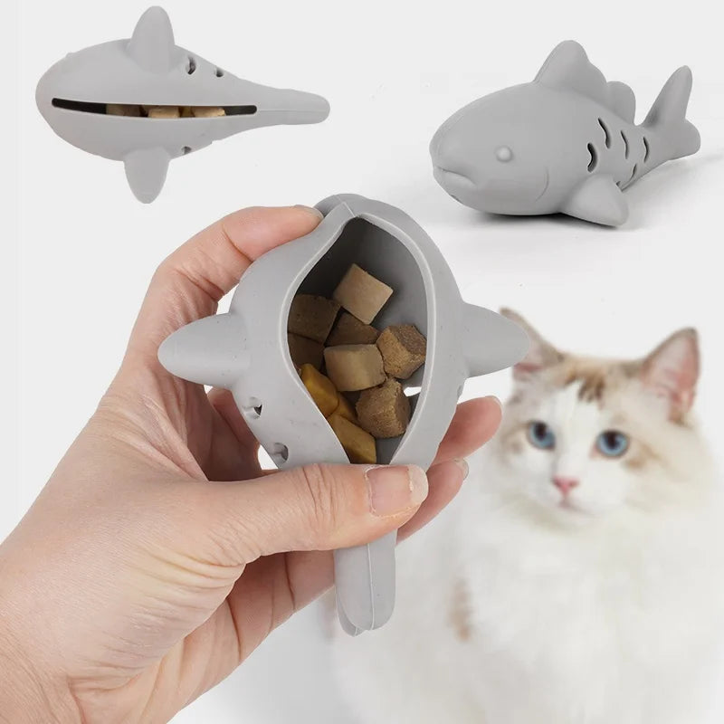 Jouet Interactif 2-en-1 Cache-Aliments pour Chien et Chat | Distributeur de Friandises en Silicone Résistant (Hygiène Dentaire)