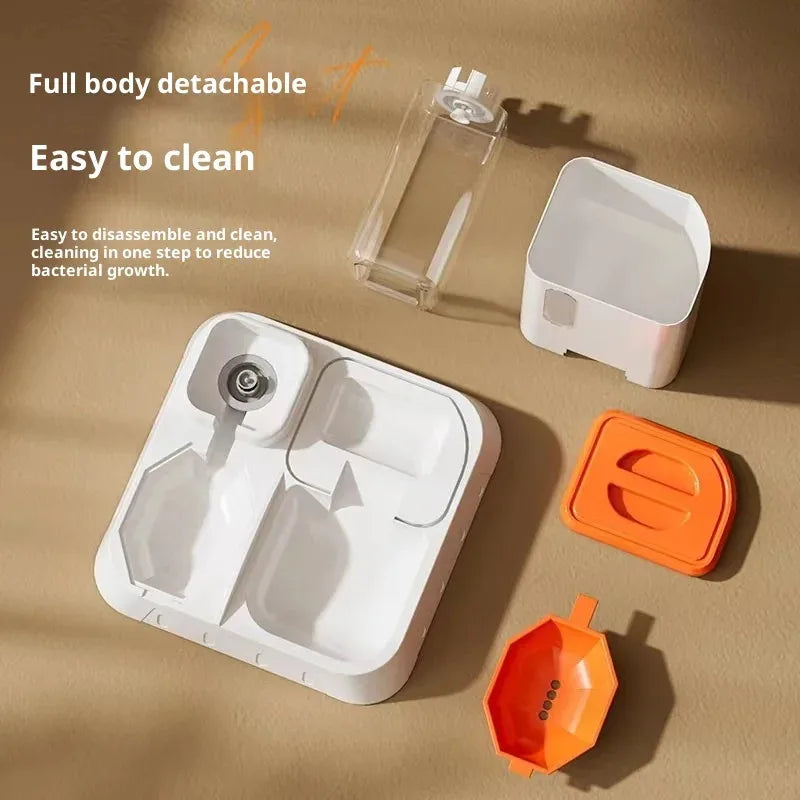 Mangeoire et Abreuvoir Automatique 2-en-1 | Bol Anti-Déversement, Stockage de Grande Capacité et Distribution Intelligente (Chien & Chat)