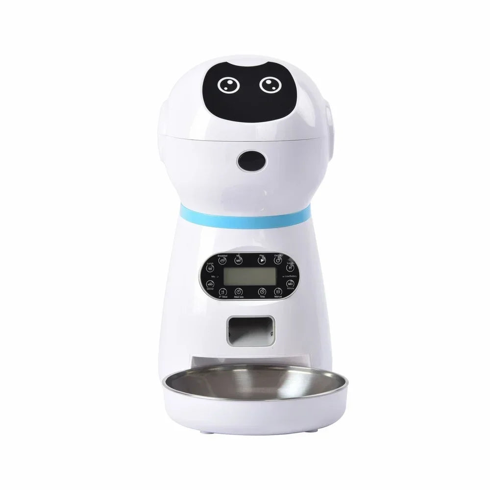 Mangeoires intelligentes adaptées aux animaux de petite et moyenne taille, distributeur de nourriture sèche de 3,5 litres, mangeoire d'eau de 2 L, mangeoire automatique pour chiens et chats