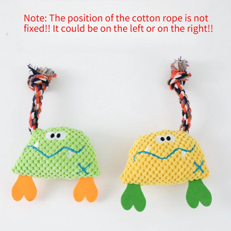 Jouet à Mâcher Grinçant en Velours Côtelé | Peluche Douce et Amusante pour Chiot, Entraînement et Jeu Interactif (Petit/Moyen Chien)  2. Description Produite Optimisée