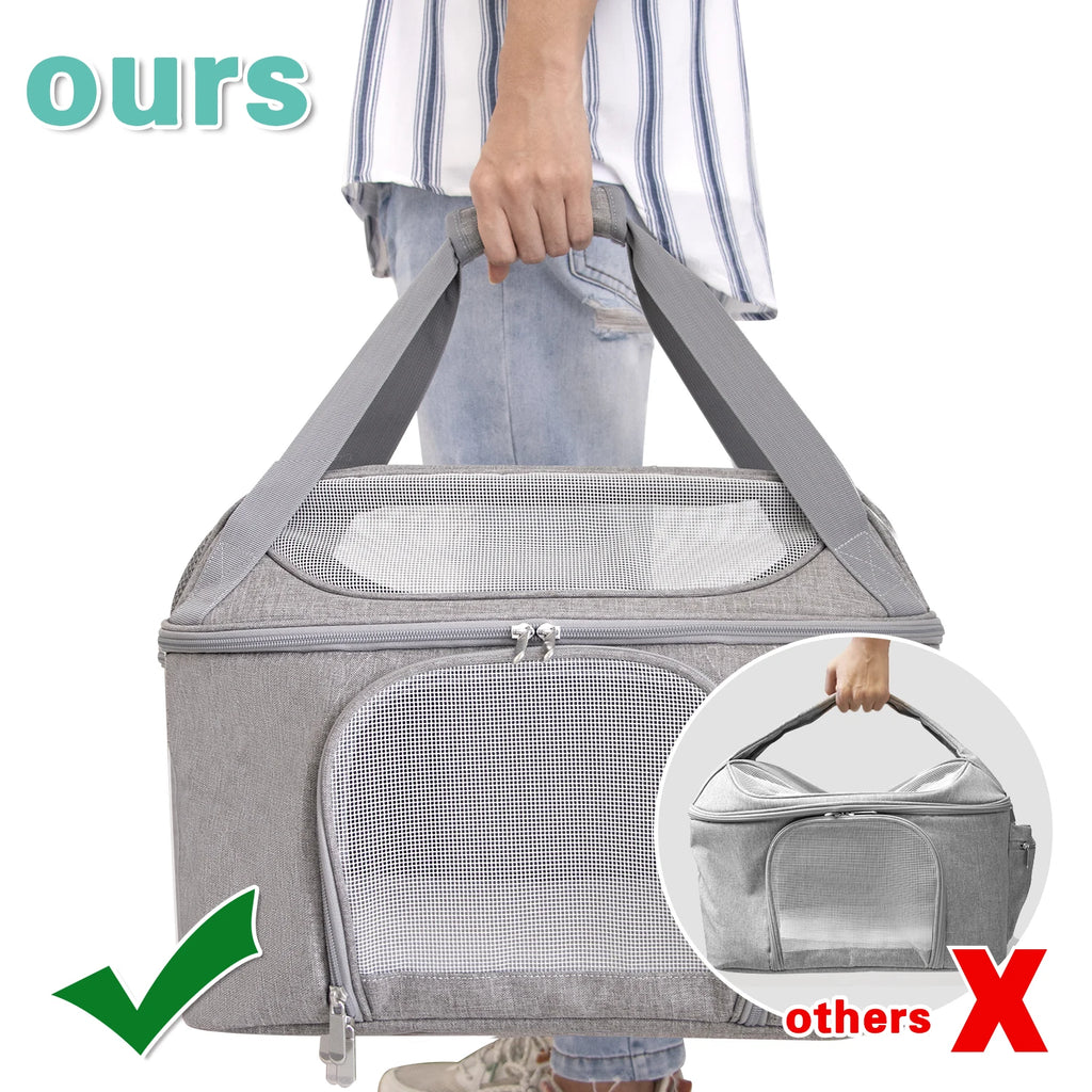 Sac à dos pour animaux de compagnie, sac de Transport respirant pour chat, sac de Transport approuvé par la compagnie aérienne pour petits chiens et chats