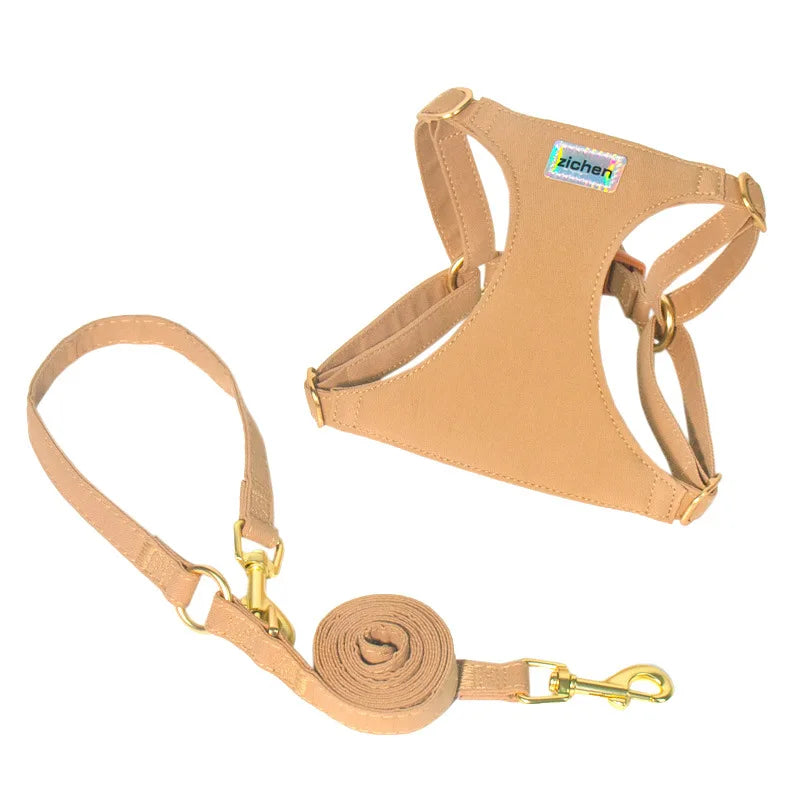 Harnais + Laisse pour Petits Chiens – Ultra Confort, Réglable & Anti-Traction | Pour Chiots, Chihuahua, Caniche, Bichon & Chats