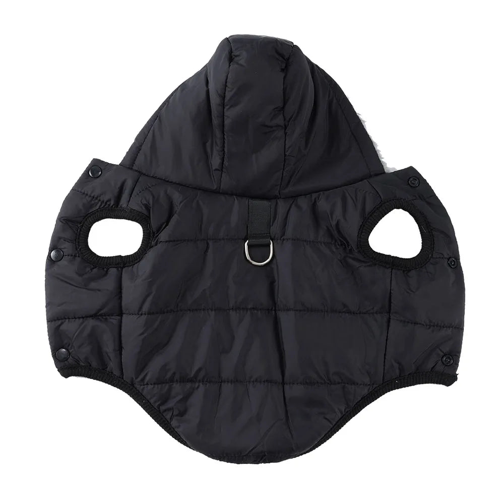 Manteau d’Hiver à Capuche pour Chien & Chat – Polaire Chaude, Coupe-Vent & Imperméable | XS à XL | Pour Petits & Moyens Animaux