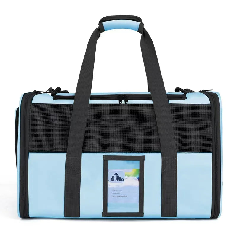 Porte-chat pour chats de grande taille 20 lb, chat moyen de moins de 25 lb, porte-chien pour petits chiens, porte-animaux de compagnie de voyage souple