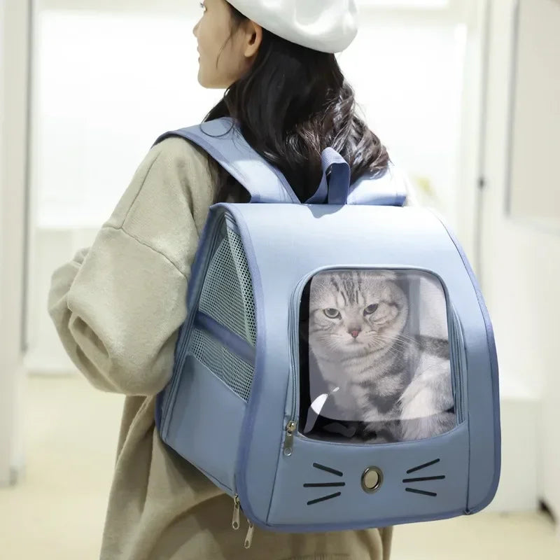 Sac de Transport pour animaux de compagnie, sac à dos pour chat, sac à bandoulière Portable respirant pour l'extérieur, pour chats, petits chiens, fournitures de Transport pour animaux de compagnie